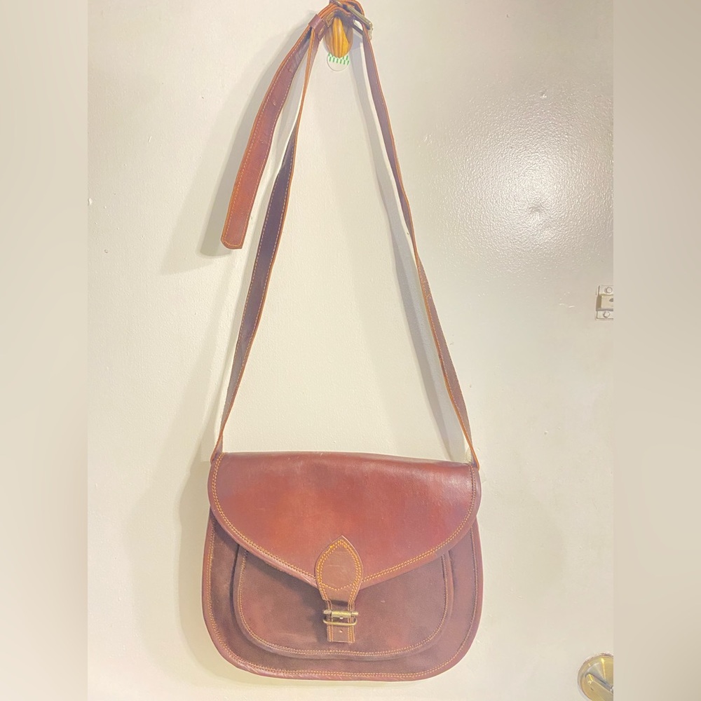 Authentic Vintage Leather Satchel